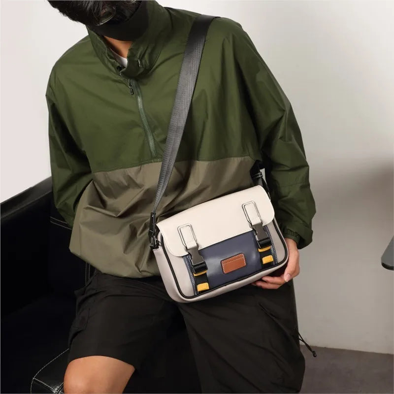 "Urban Elegance: Designer Leather Messenger Bag 2023"