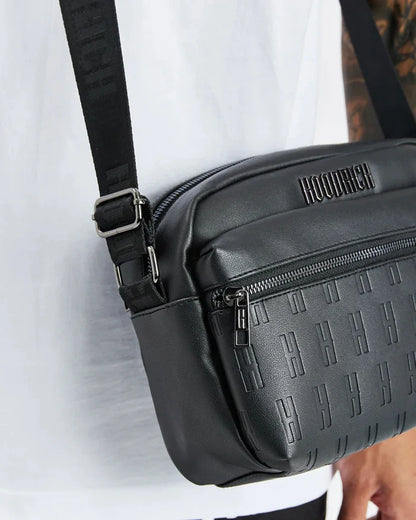 "Vintage Elegance: Hoodrich Mens 2024 Leatherette Shoulder Bag"